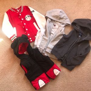 Bundle - 4 Lightweight Jackets/Hoodies - Boys 3T